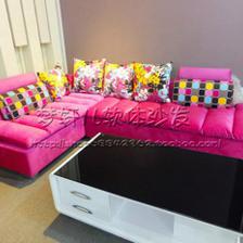 夢軒兒軟體沙發(fā) 用一抹玫紅，為小戶型家居注入品牌質(zhì)感與靈動空間